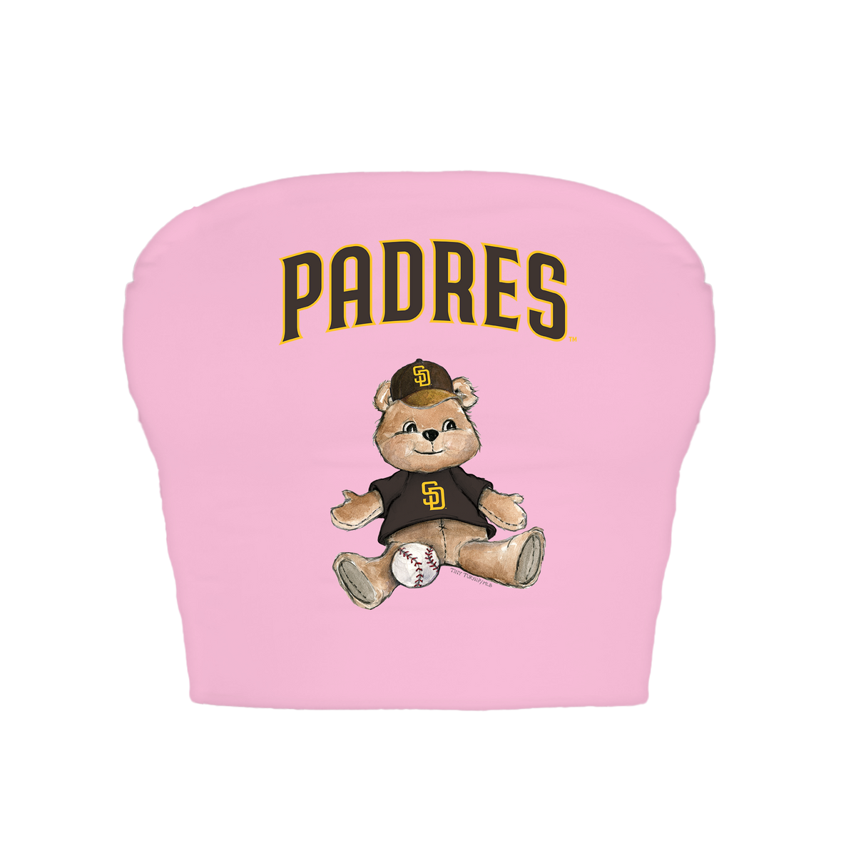 San Diego Padres Teddy Crop Tube Top