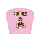 San Diego Padres Teddy Crop Tube Top