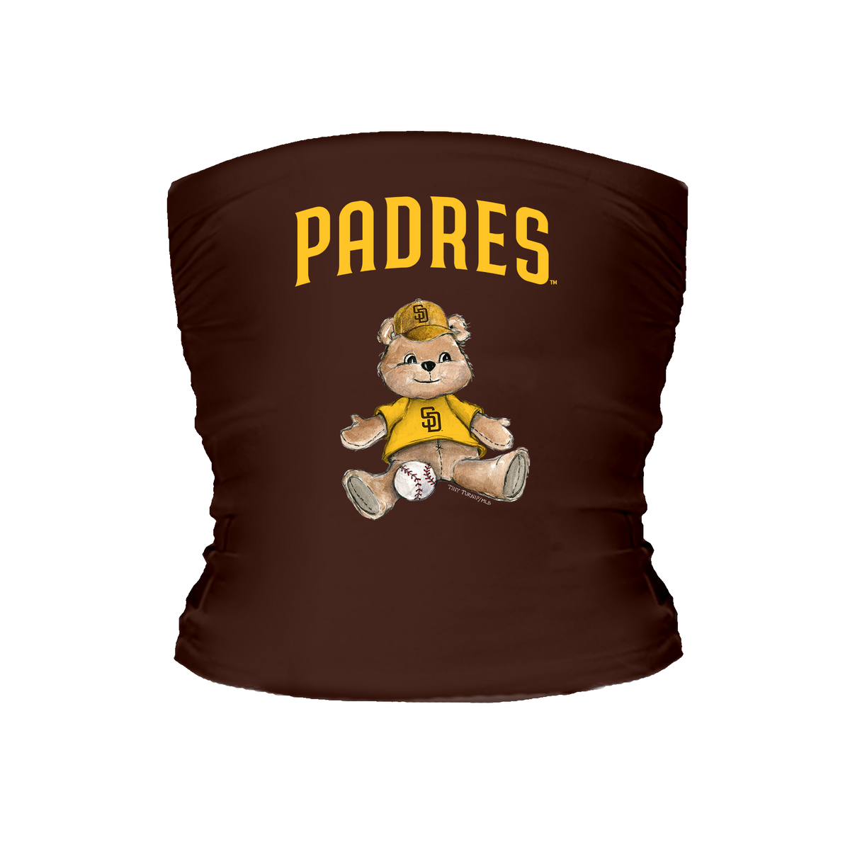 San Diego Padres Teddy Tube Top - Tiny Turnip