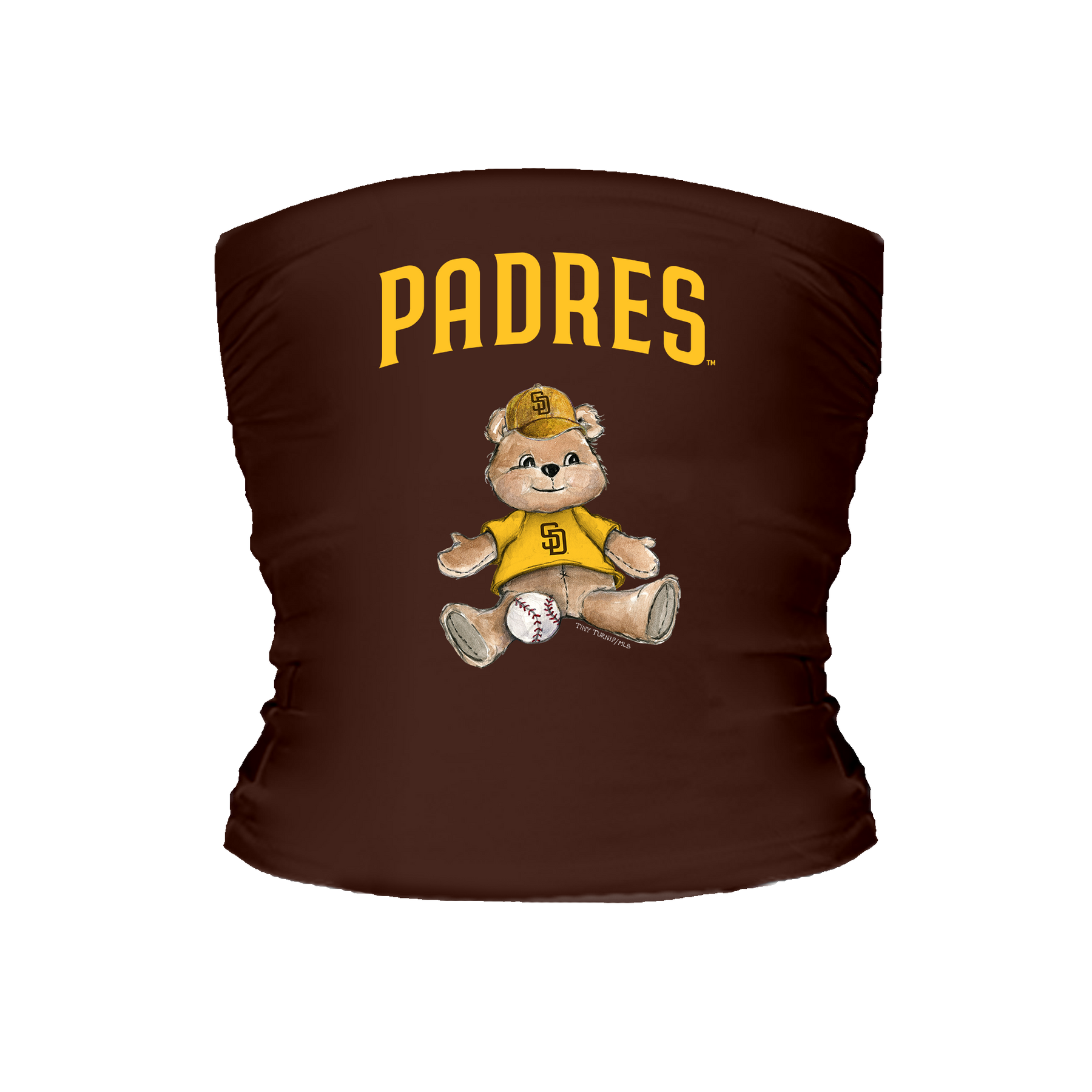 San Diego Padres Teddy Tube Top - Tiny Turnip
