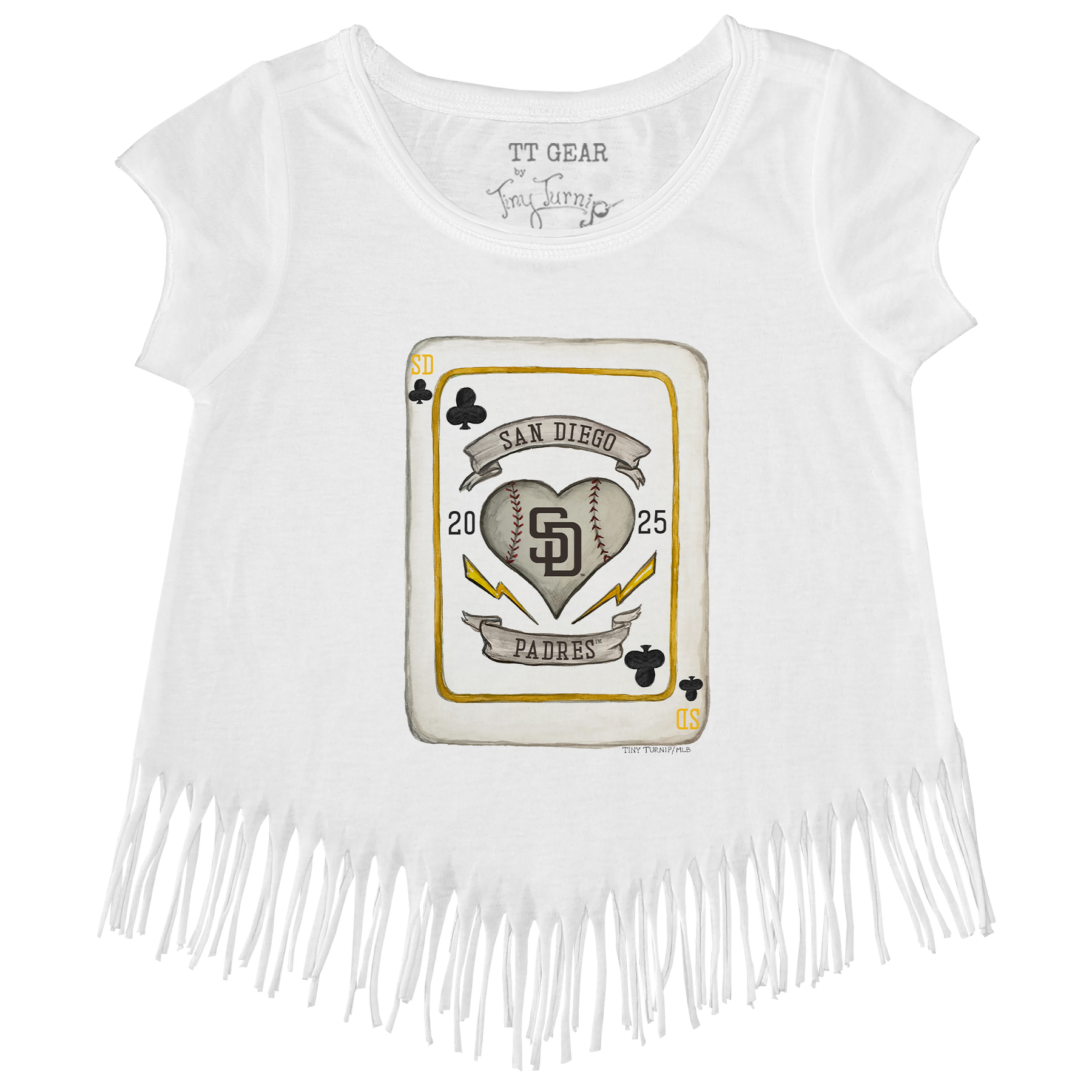 San Diego Padres Card Fringe Tee