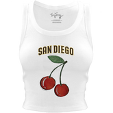 San Diego Padres Cherry Crop Tank