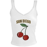 San Diego Padres Cherry Lace Tank