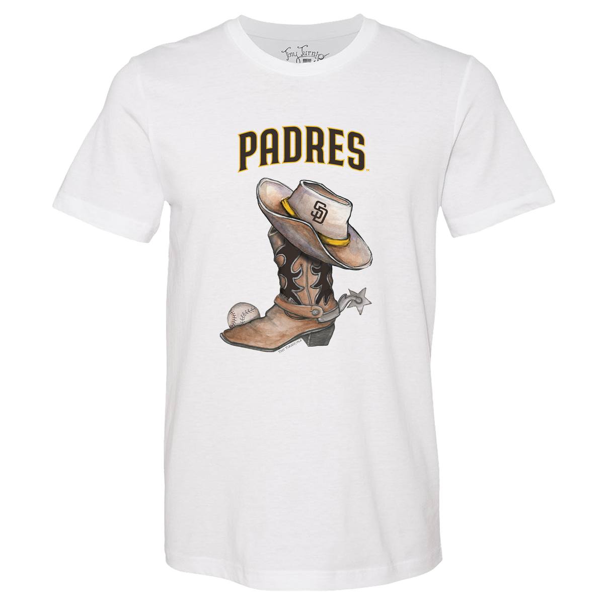 San Diego Padres Cowboy Boot Unisex Tee Shirt