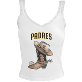 San Diego Padres Cowboy Boot Lace Tank