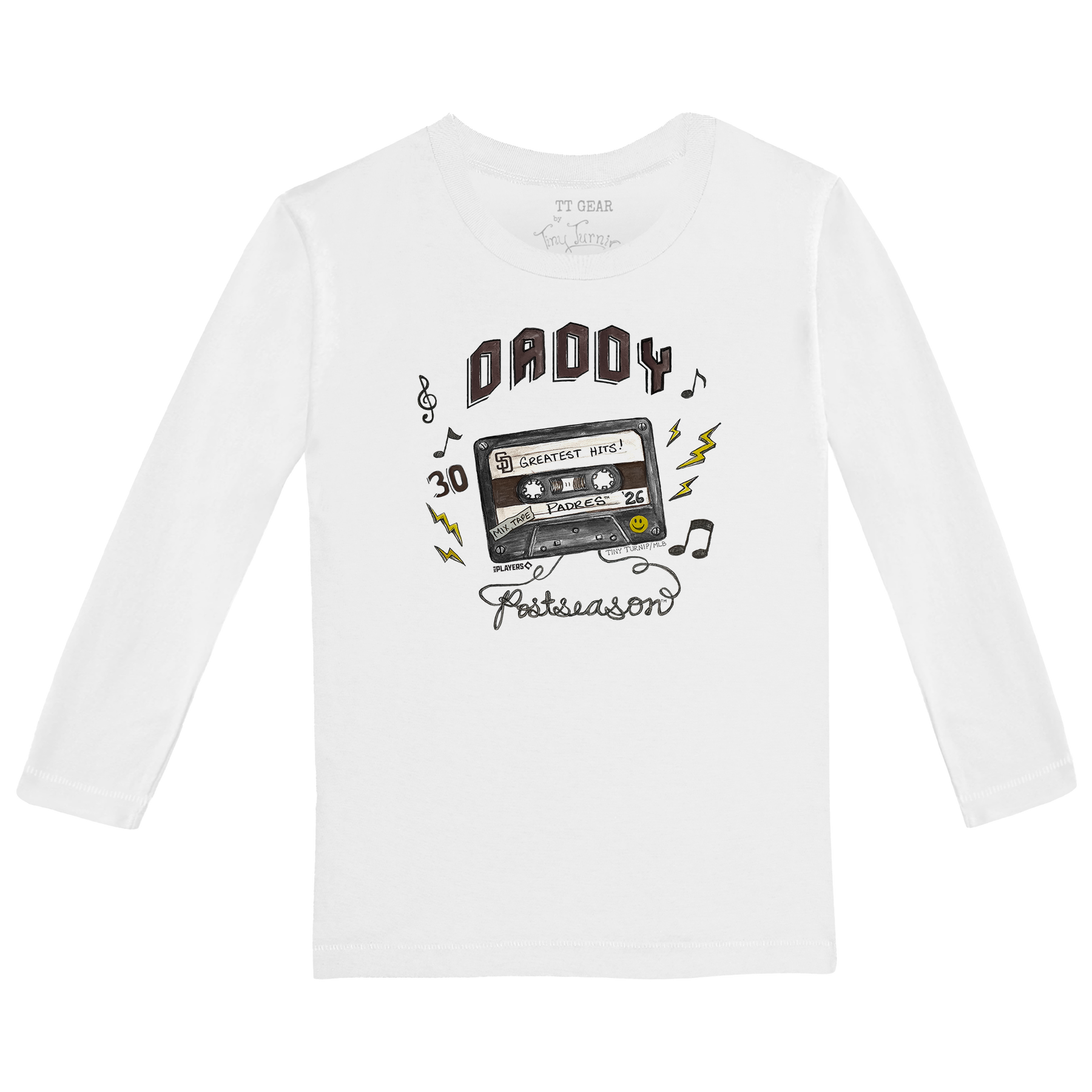 VIP San Diego Padres Postseason '26 Kid's Long-Sleeve Tee Shirt - Tiny Turnip