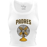 San Diego Padres Fan Crop Tank