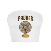 San Diego Padres Fan Crop Tube Top