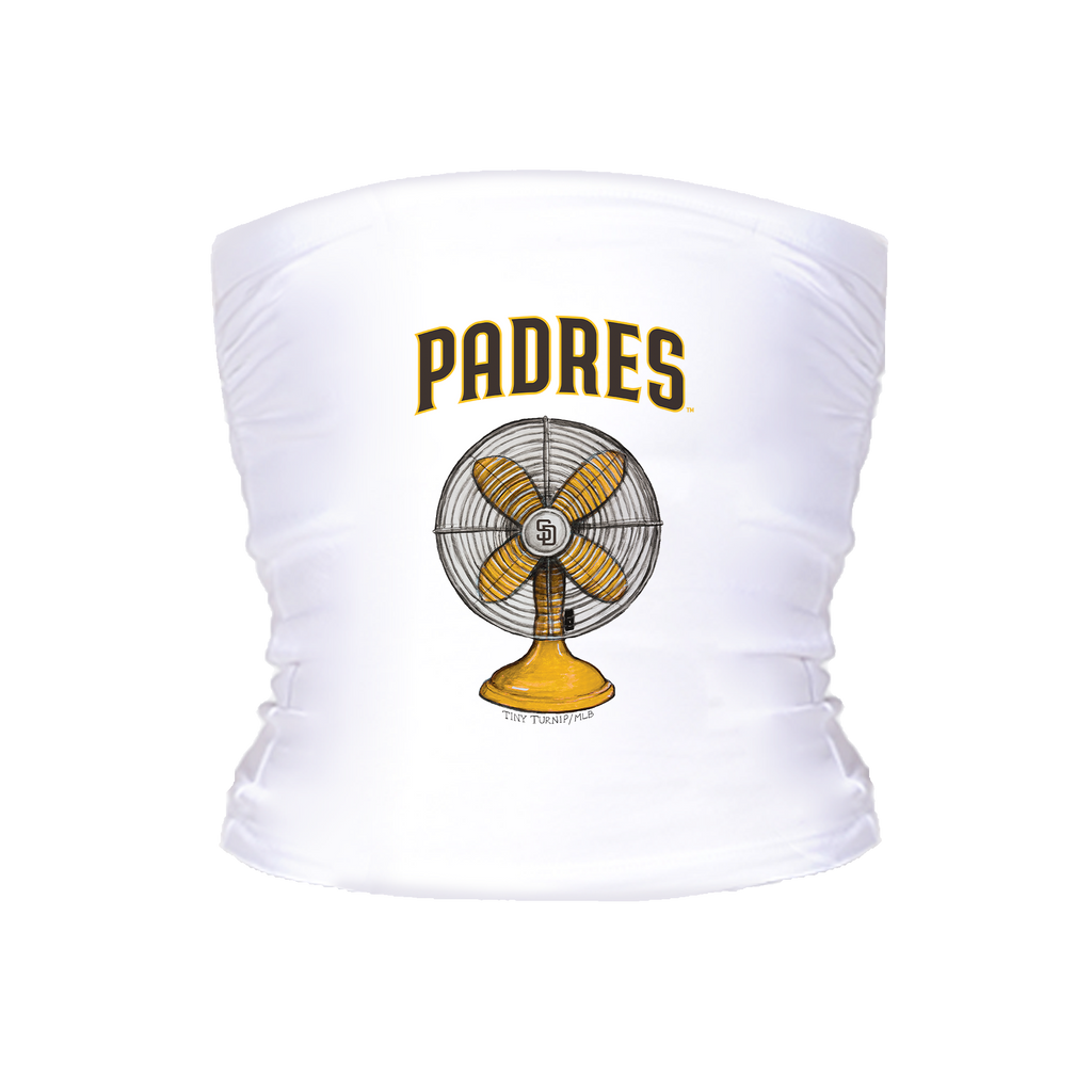 LYFT MLB SAN DIEGO PADRES タンクトップ L MLB San Diego Padres Women's Short Sleeve White Fashion