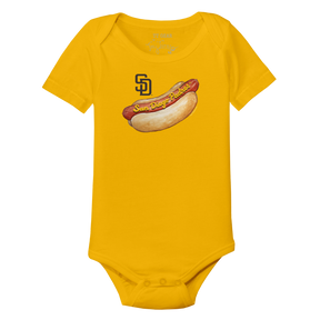 San Diego Padres Hot Dog Short Sleeve Snapper