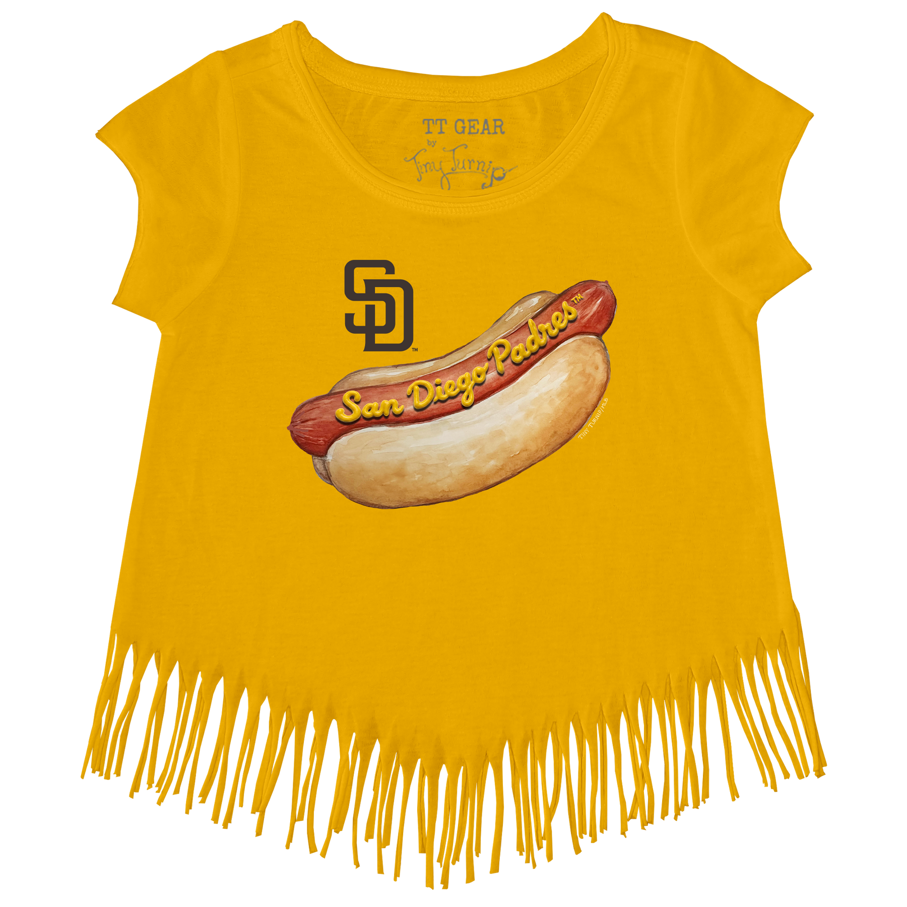 San Diego Padres Hot Dog Fringe Tee