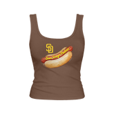 San Diego Padres Hot Dog Emmy Tank