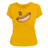 San Diego Padres Hot Dog Women's Tee Shirt