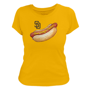 San Diego Padres Hot Dog Women's Tee Shirt