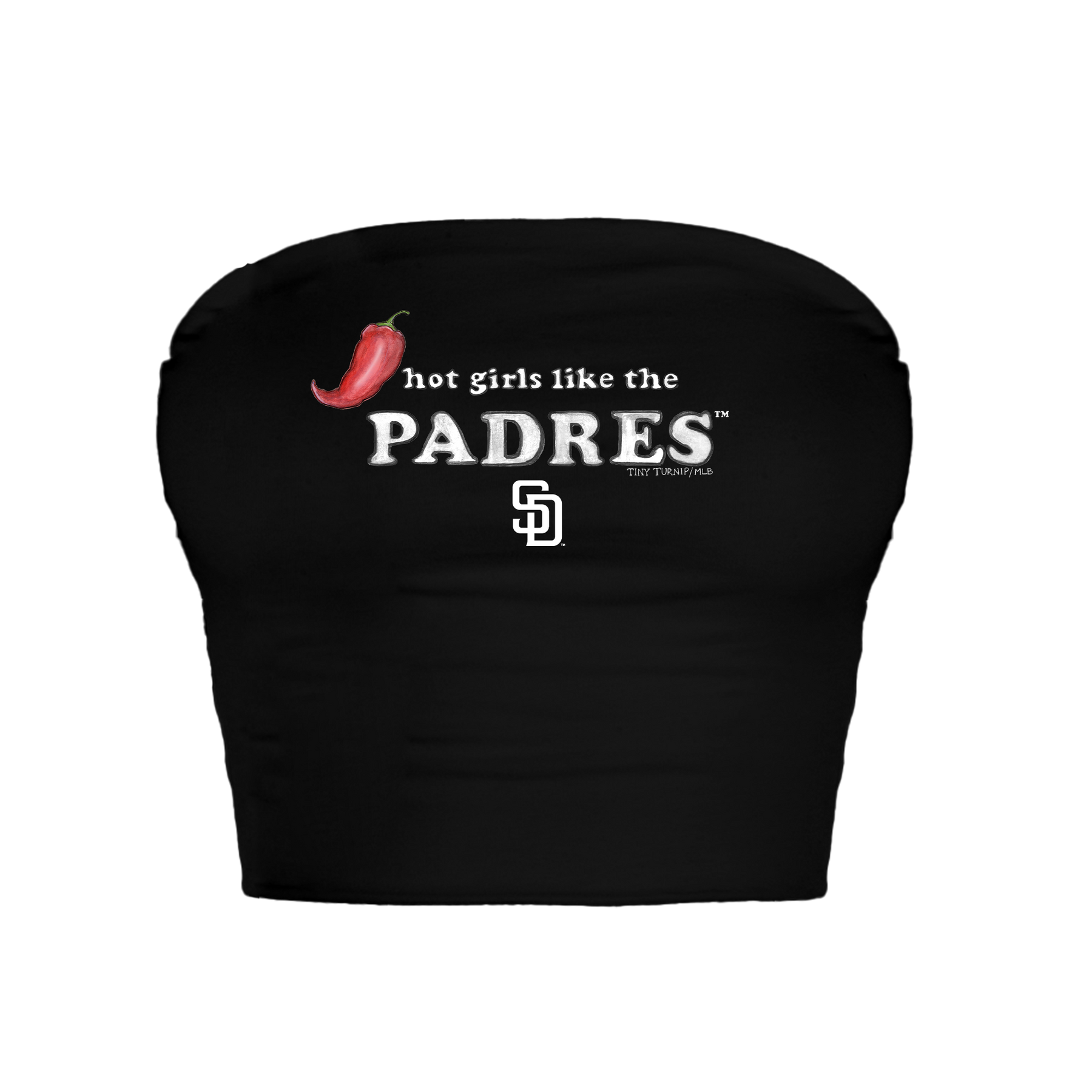 San Diego Padres Hot Girls Crop Tube Top