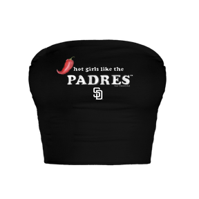 San Diego Padres Hot Girls Crop Tube Top