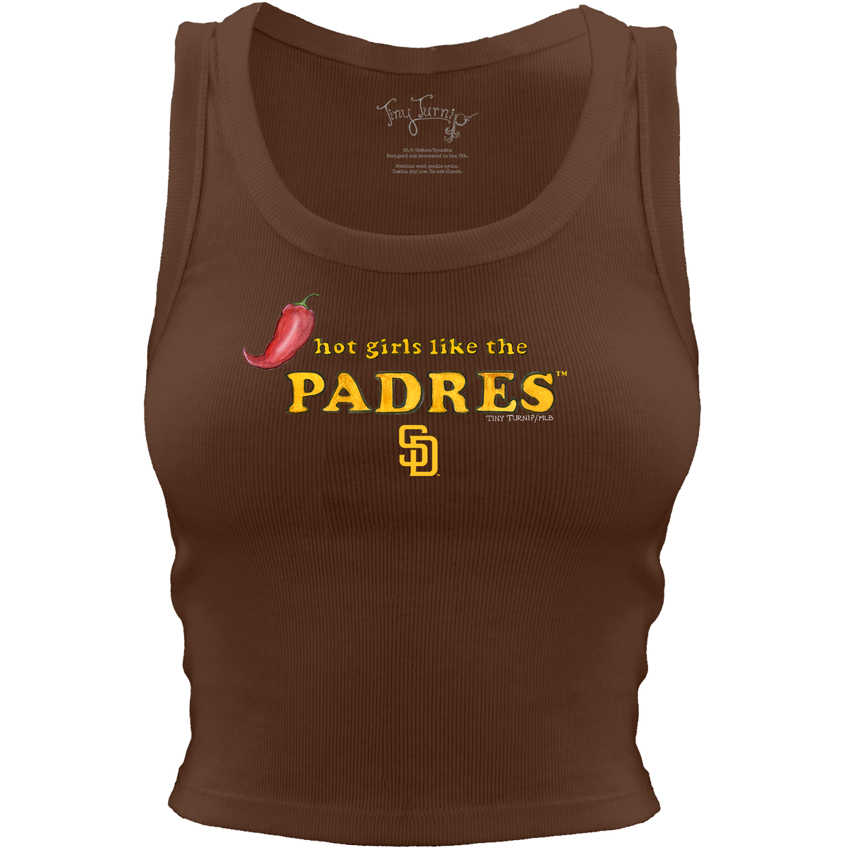 San Diego Padres Hot Girls Crop Tank