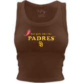 San Diego Padres Hot Girls Crop Tank