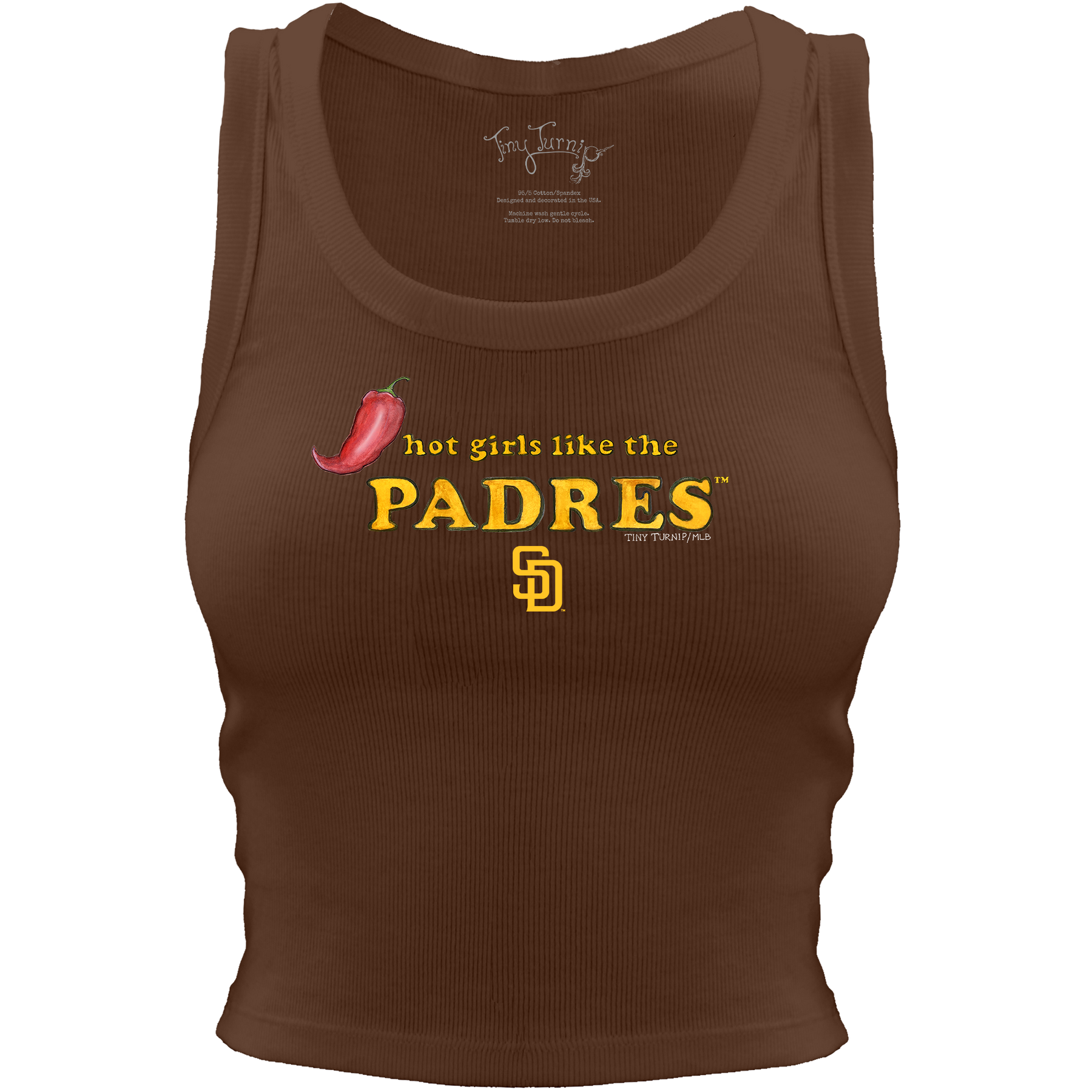 San Diego Padres Hot Girls Crop Tank