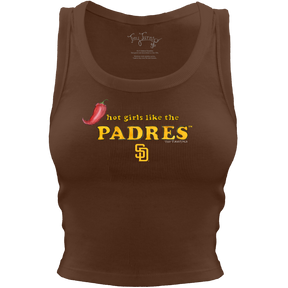 San Diego Padres Hot Girls Crop Tank