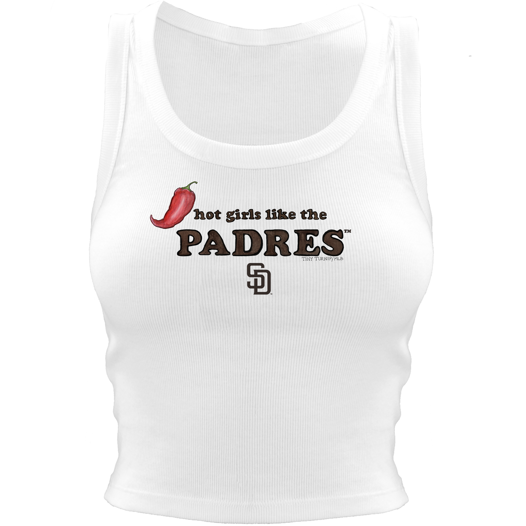 San Diego Padres Hot Girls Crop Tank