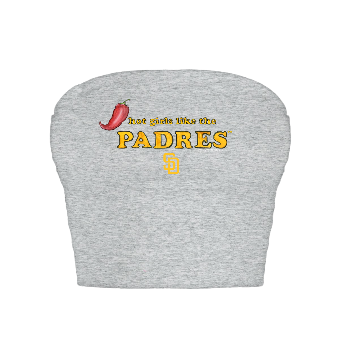 San Diego Padres Hot Girls Crop Tube Top