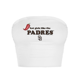 San Diego Padres Hot Girls Crop Tube Top