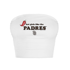 San Diego Padres Hot Girls Crop Tube Top