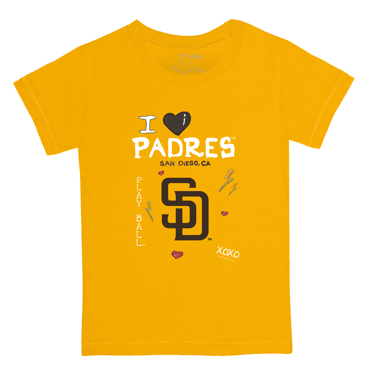I Heart Padres Kid's Tee Shirt