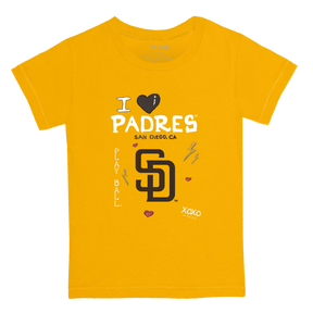 I Heart Padres Kid's Tee Shirt