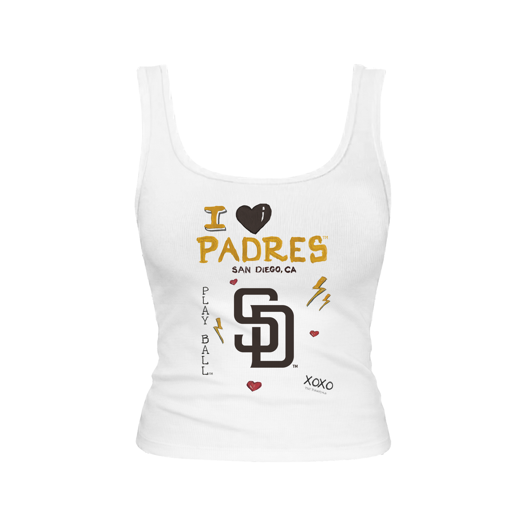 San Diego Padres I Heart Padres Emmy Tank