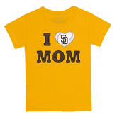 San Diego Padres I Love Mom Tee Shirt