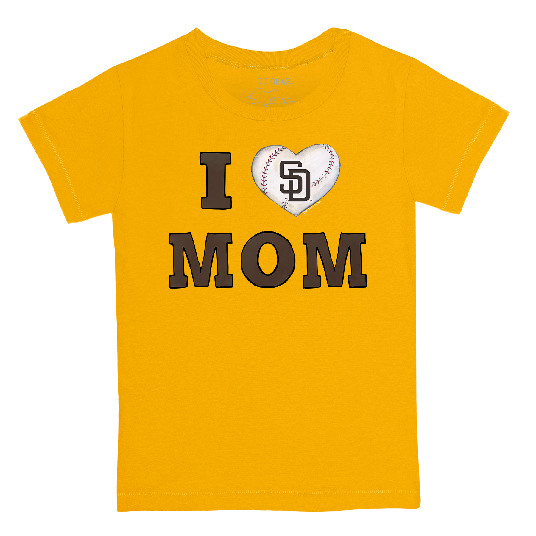 San Diego Padres I Love Mom Tee Shirt