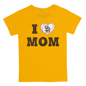 San Diego Padres I Love Mom Tee Shirt