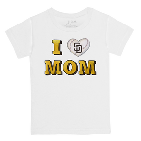 San Diego Padres I Love Mom Tee Shirt
