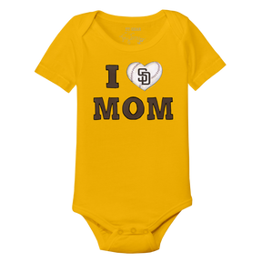 San Diego Padres I Love Mom Short Sleeve Snapper