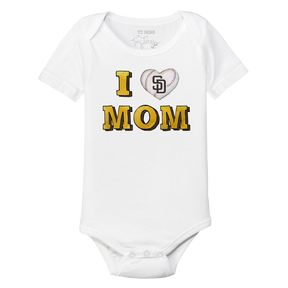 San Diego Padres I Love Mom Short Sleeve Snapper