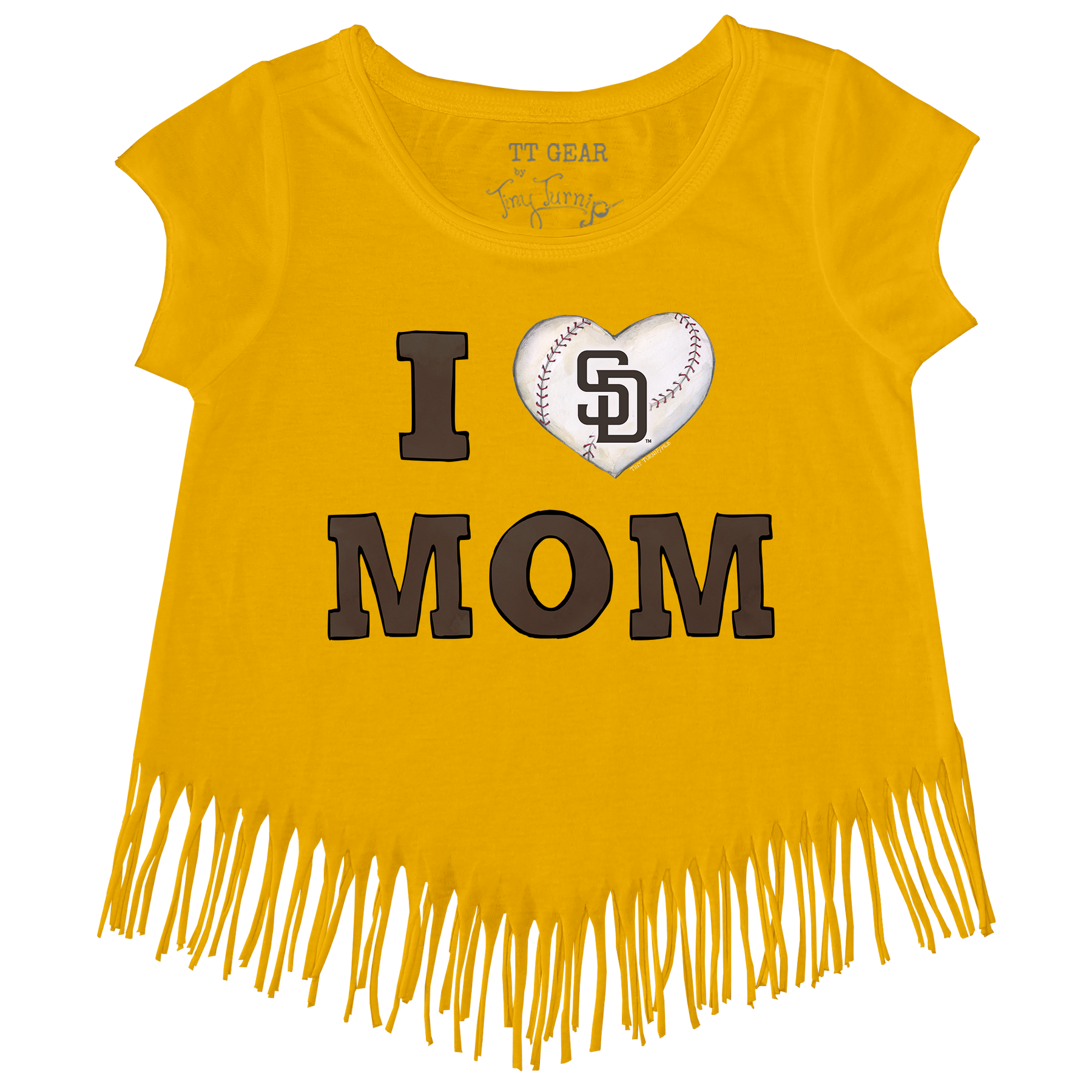 San Diego Padres I Love Mom Fringe Tee