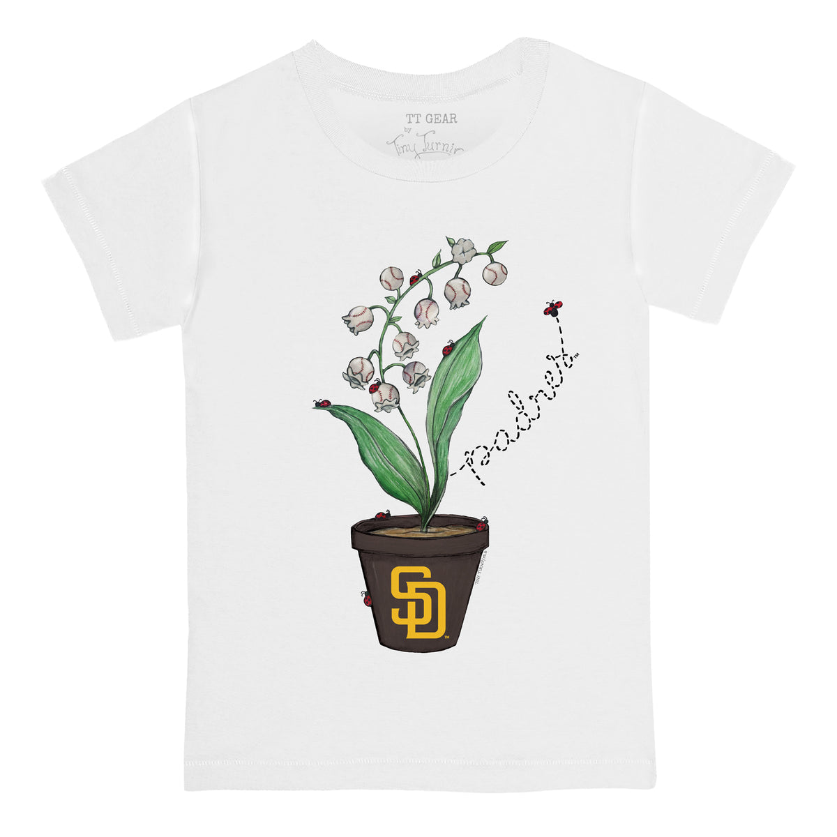 San Diego Padres Ladybug Tee Shirt