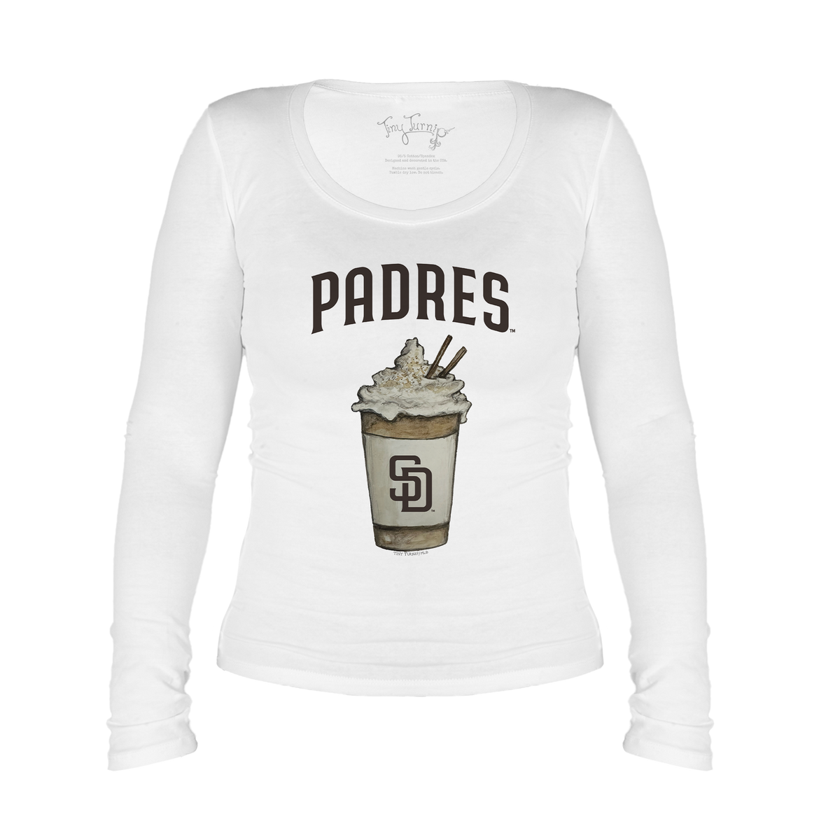 San Diego Padres Latte Women's Lucy Long Sleeve