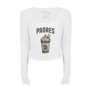 San Diego Padres Latte Women's Lucy Long Sleeve - Tiny Turnip