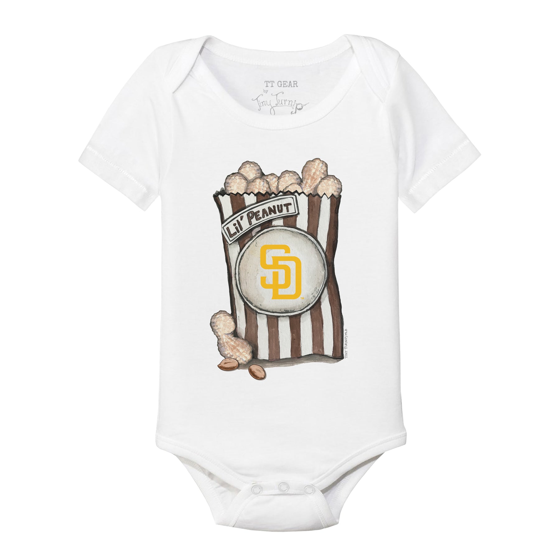 San Diego Padres Lil' Peanut Short Sleeve Snapper