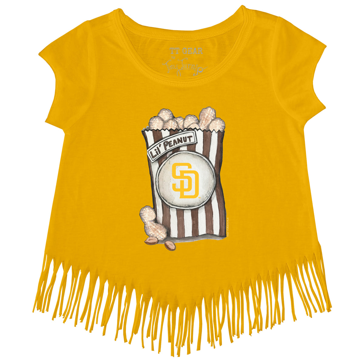 San Diego Padres Lil' Peanut Fringe Tee