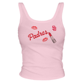 San Diego Padres Lipstick OG Ribbed Tank - Tiny Turnip