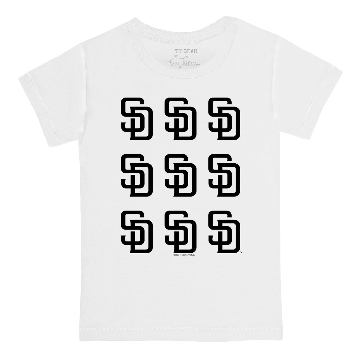 San Diego Padres Logo Grid Tee Shirt