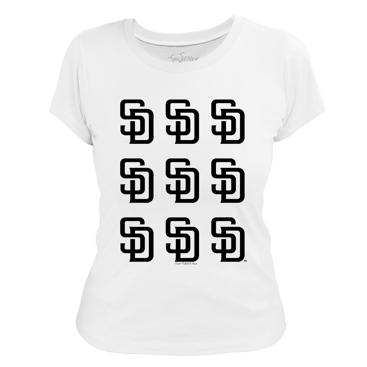 San Diego Padres Logo Grid Tee Shirt