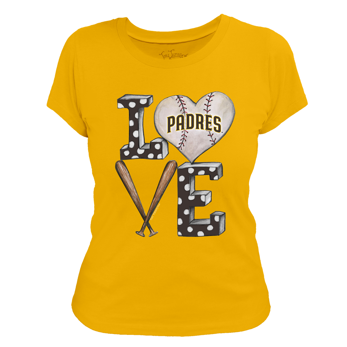 San Diego Padres Baseball LOVE Tee Shirt