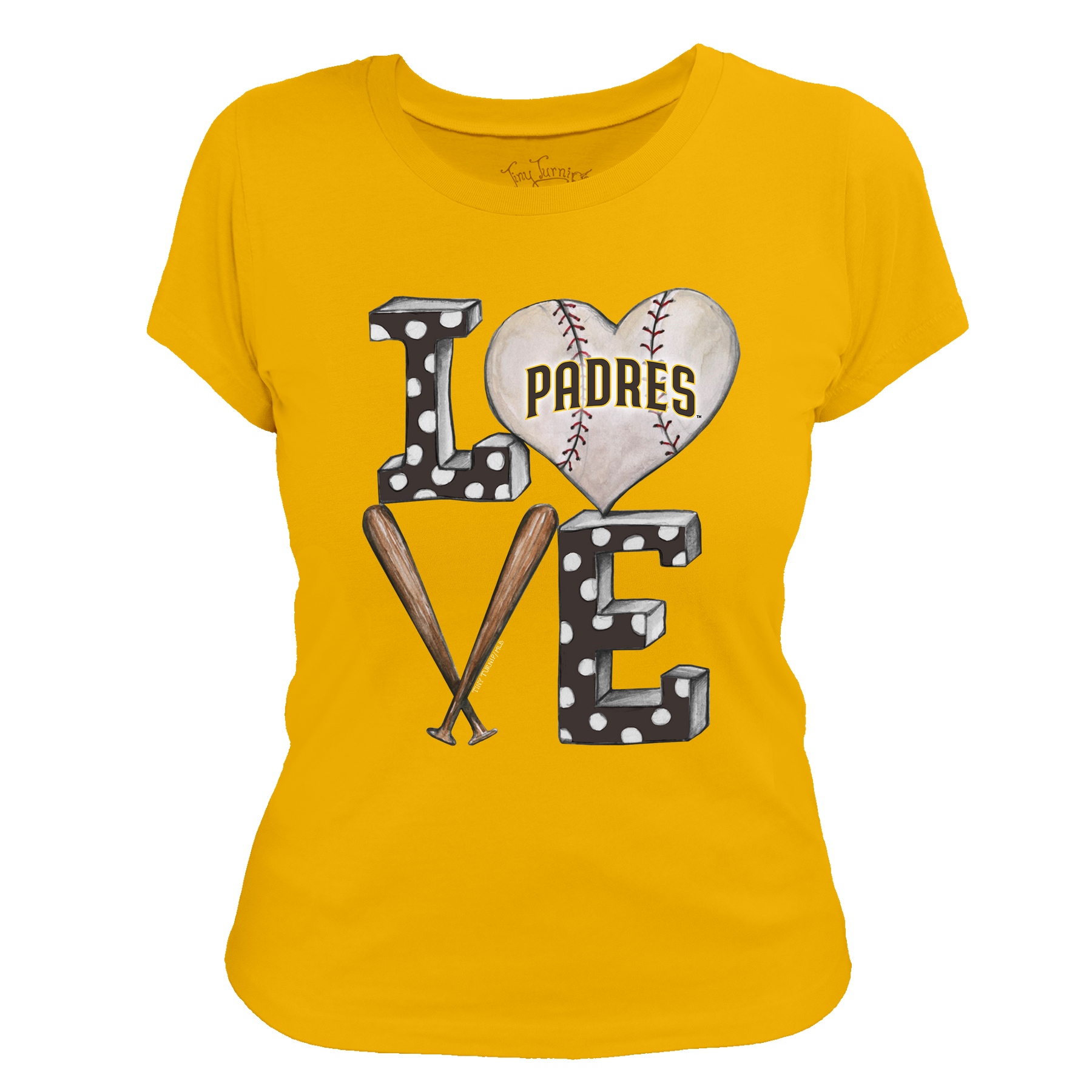 San Diego Padres Baseball LOVE Tee Shirt
