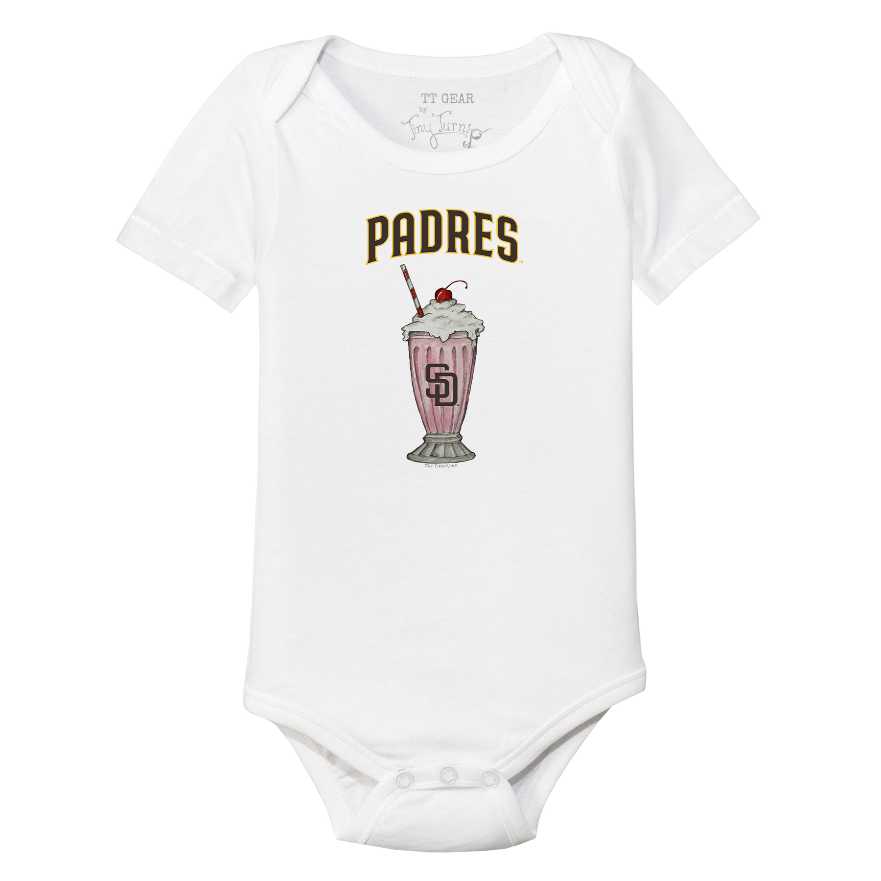 San Diego Padres Milkshake Short Sleeve Snapper