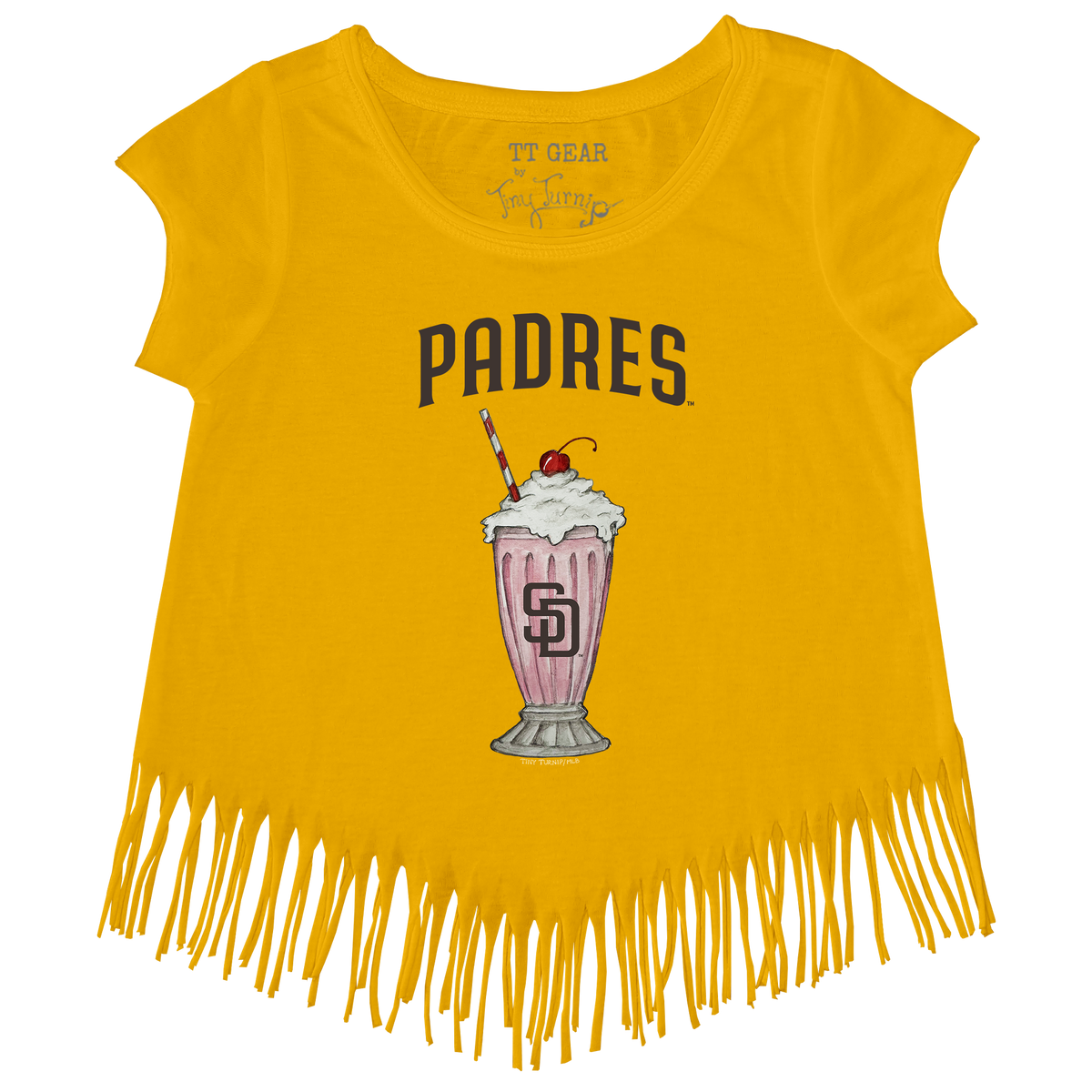 San Diego Padres Milkshake Fringe Tee